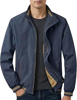 Caraba Men’s Casual Water-Resistant Nylon Jacket – Perfect for Bikers, Travel & Everyday — Travel Jackets