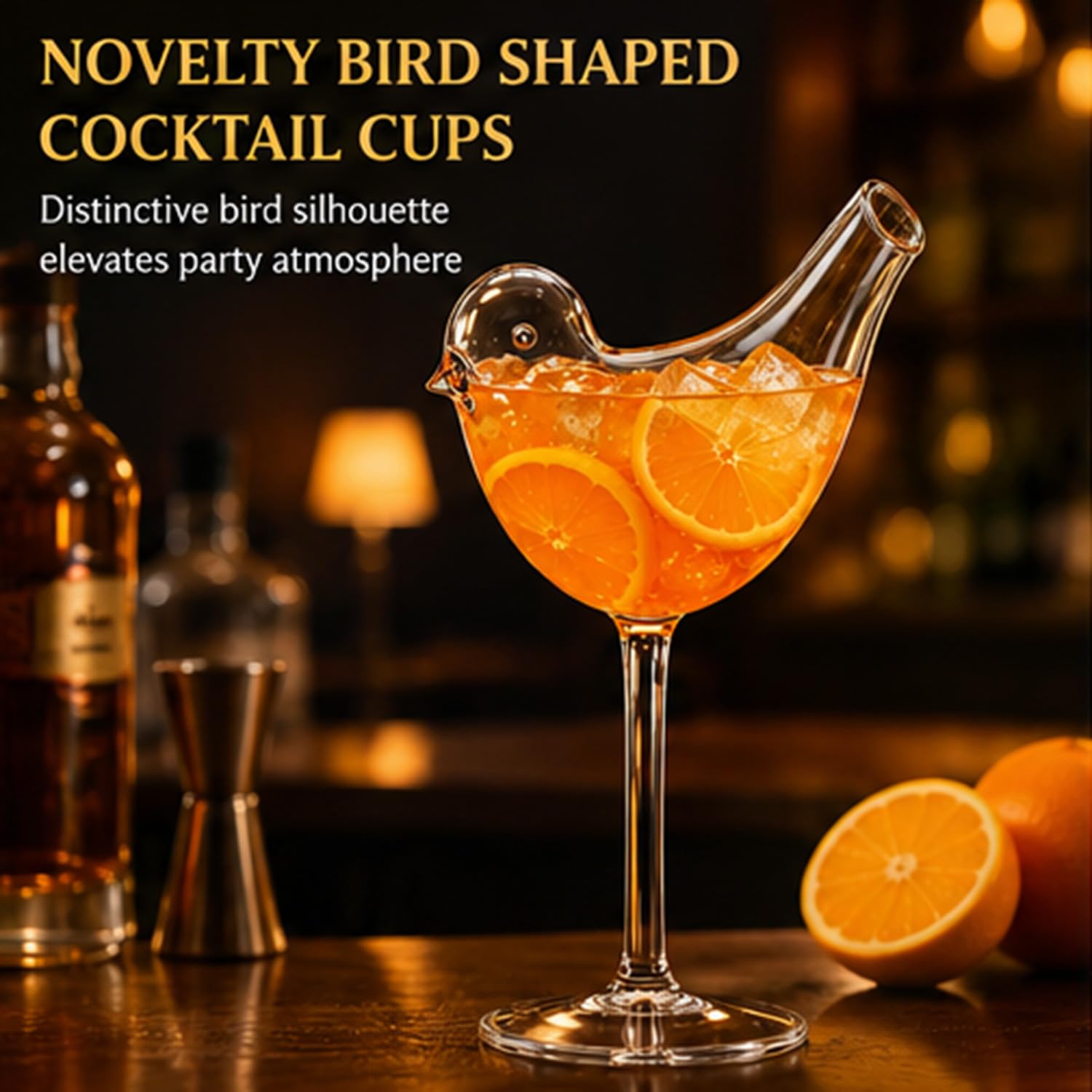 Bird Shaped Cocktail Glasses – 2026 New Unique Creative Wine Glass for Champagne, Mixed Drinks – Party, Wedding, Home Decor (6)