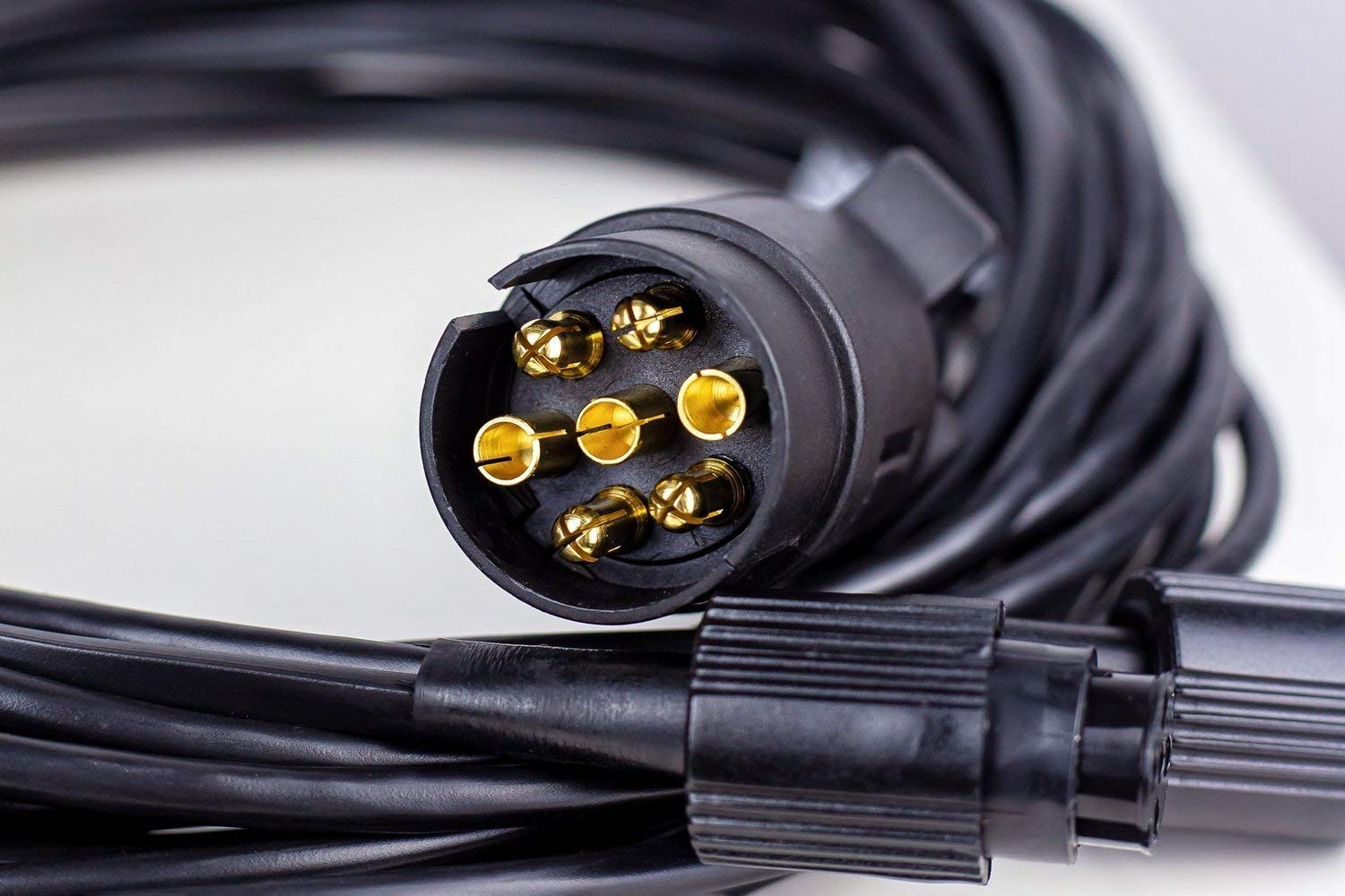FRISTOM Kit déclairage FT-270 LED avec Faisceau Mantes 4m Prise 7 Broches 12V connecteurs baïonnette Feux arrière Gauche et Droit Set Complet pour remorque Plateau Utilitaire