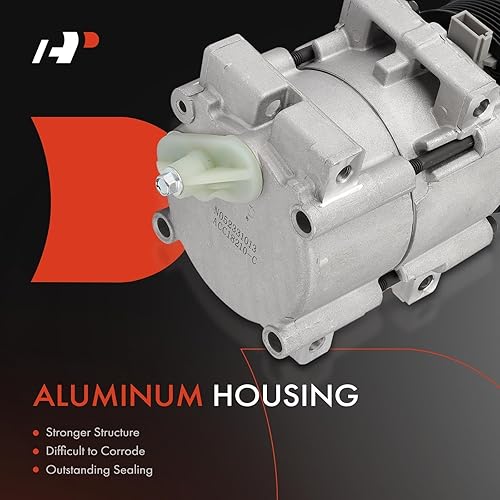 Miniatura 3 de A-Premium Compresor de aire acondicionado con embrague compatible con Ford Excursion 2000 2001 2002 2003, 7.3L