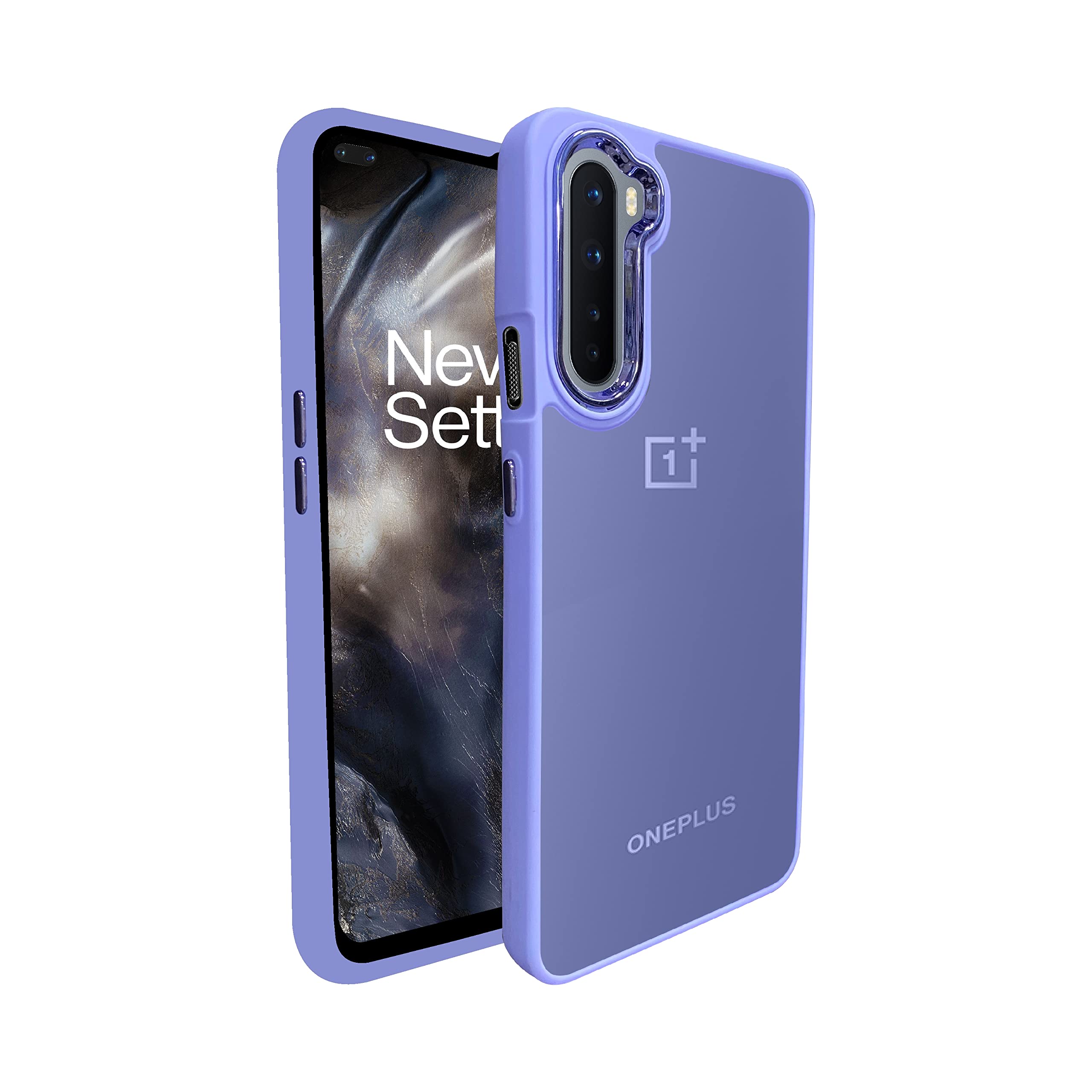 A rtistque Frosted Translucent Back Cover Case for Oneplus Nord | Electroplated Chrome Ring | Raised Camera Edges for Protection | Smooth Sides TPU - Purple (B0BW3DN6HD) Amazon Price History, Amazon Price Tracker
