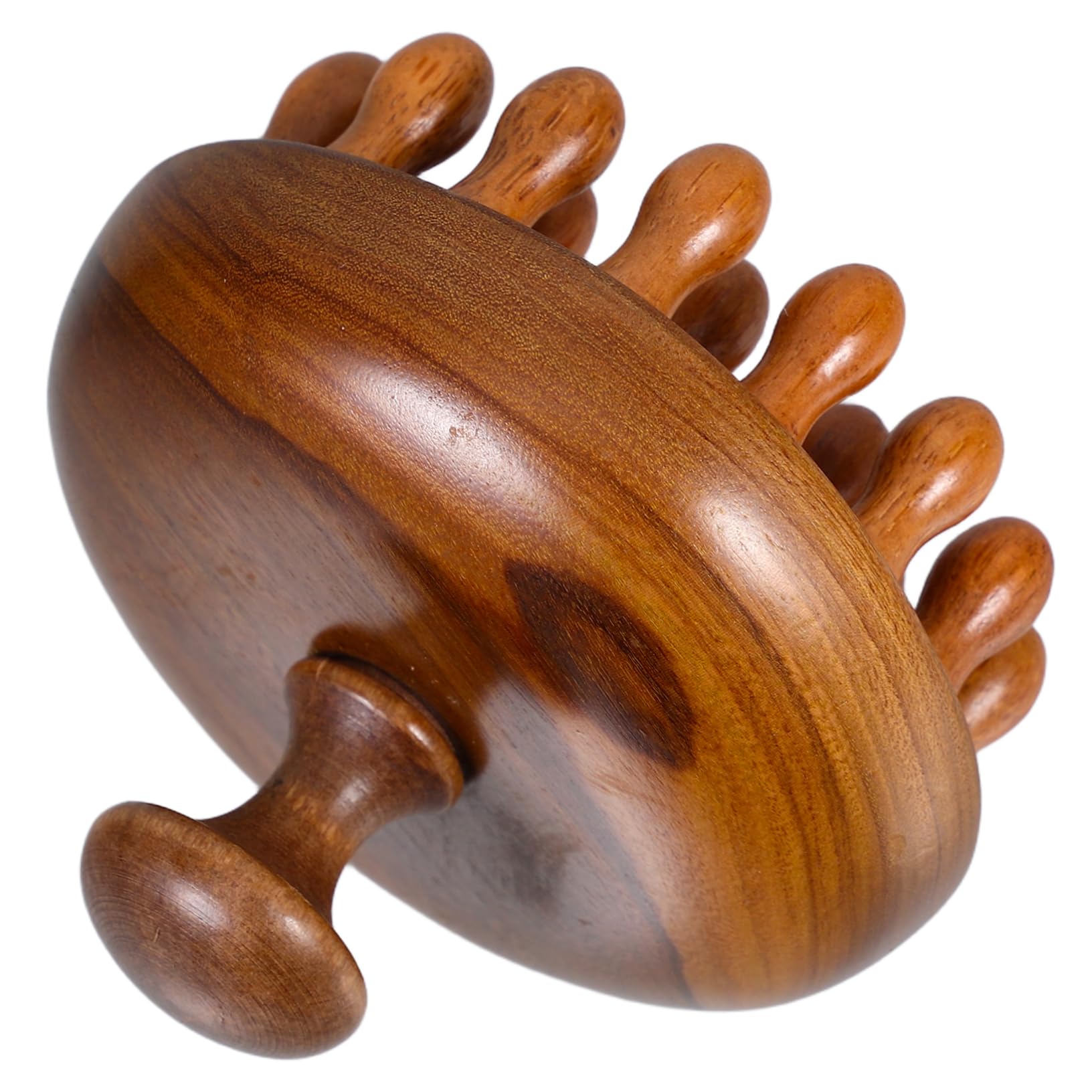 COLLBATH Wide Tooth Scalp Massage Comb Ergonomic Wooden Hair Brush for Shampooing Relaxation Natural Hair Care Tool with Teeth for Adults