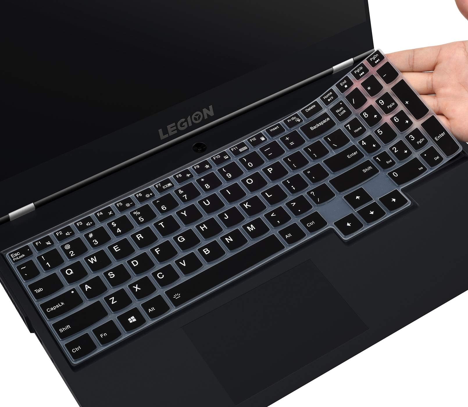 Keyboard Cover for Lenovo Legion 5 5i Pro / Legion 5 5i 5p 5pi 7i 15.6" 17.3" Gaming Laptop / Legion Slim 7 7i 15.6 / Legion 7 16" / IdeaPad Gaming 3 3i 15.6,Legion 7 Keyboard Skin Protector, Black