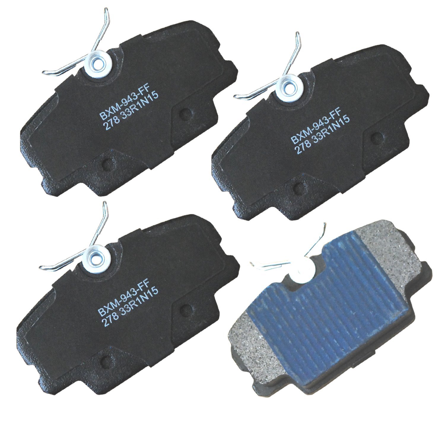 Bendix Premium SBM278 Semi-Metallic Front Brake Pads for BMW 318i 1985-1984, Mercedes-Benz 190D 1985-1984, 190E 1985-1984, Saab 900 1989-1988, 900 1991, 9000 1989-1986