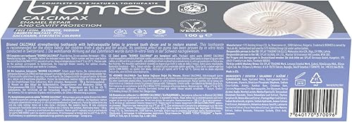 Miniatura 3 de Biomed Calcimax - Pasta de dientes natural - Sin sls, sin flúor - Fortalecimiento (1 paquete)