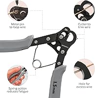 Vista 5 de The Beadsmith Paquete Combo de Alicates de Bucle de Un Paso – Incluye alicates de bucle de 1.5 mm, 2.25 mm y 3 mm, usar con alambre de manualidades