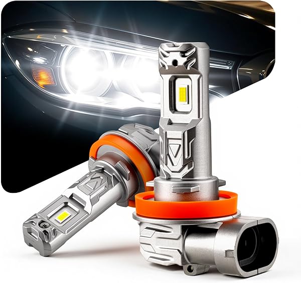 【究極のコスパ、3分取付】SEALIGHT H11/H16/H8 LEDヘッドライト 高輝度 爆光【32000LM・6500K・40W】 フォグランプ H8バルブ 16連LEDチップ搭載 DC11V-18V 車検対応IP68防水防結露 キャンセラー内蔵 0.1s瞬間起動 1:1サイズ 無極性 50000時間以上寿命 ファンレス 車/バイク 2個入り 2年保証 S1-lite-H11 ホワイト - 1