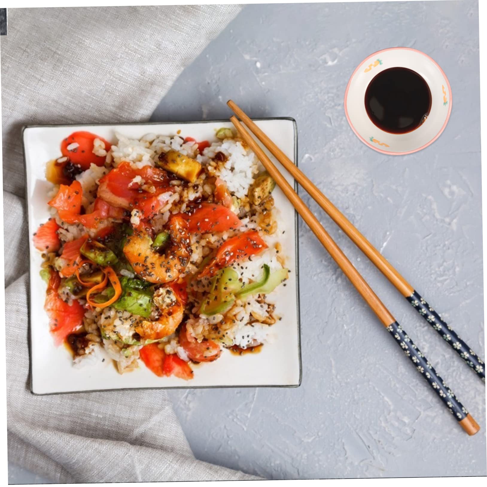 GRIRIW 2Pcs Assorted Color Ceramic Seasoning Dish Cute Appetizer Serving Plates for Caviar Mustard and Sauces for Home Restaurant