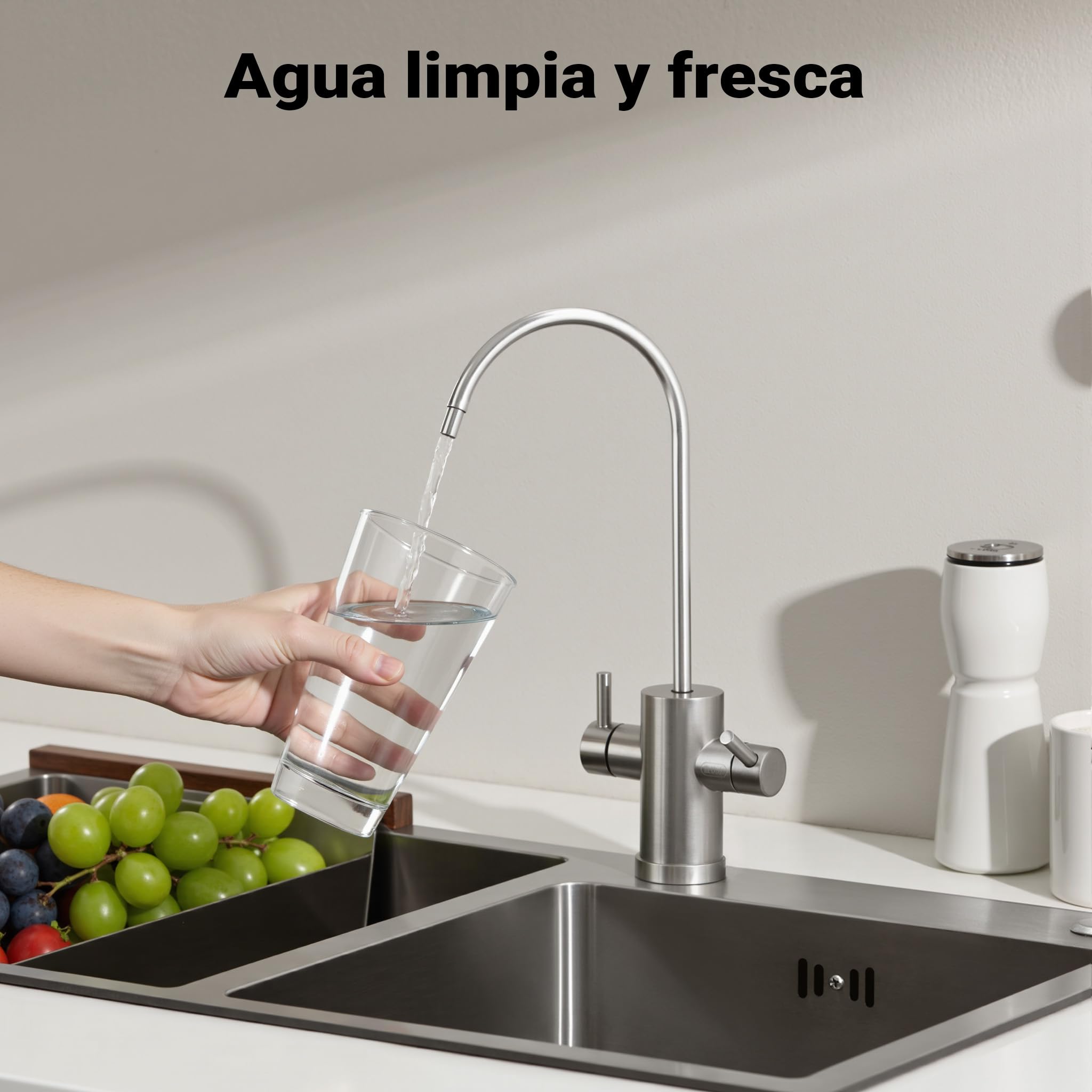 Naturewater NW-BRL03-LS3 Filtro de agua 3-Etapas 32.89mm (1"), cartucho sedimentos y carbón activado