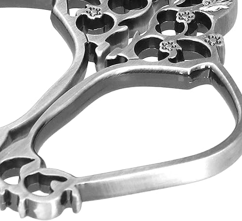 Miniatura 6 de DIY Sewing Scissors Embroidery Vintage Classical Needle Art Work Craft CollectionBronze (Silver)