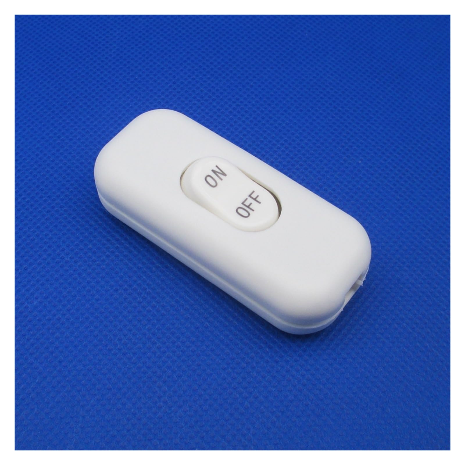 Interruptor 110-250V 6A de paso para lámpara de escritorio con diseño compacto blanco 7