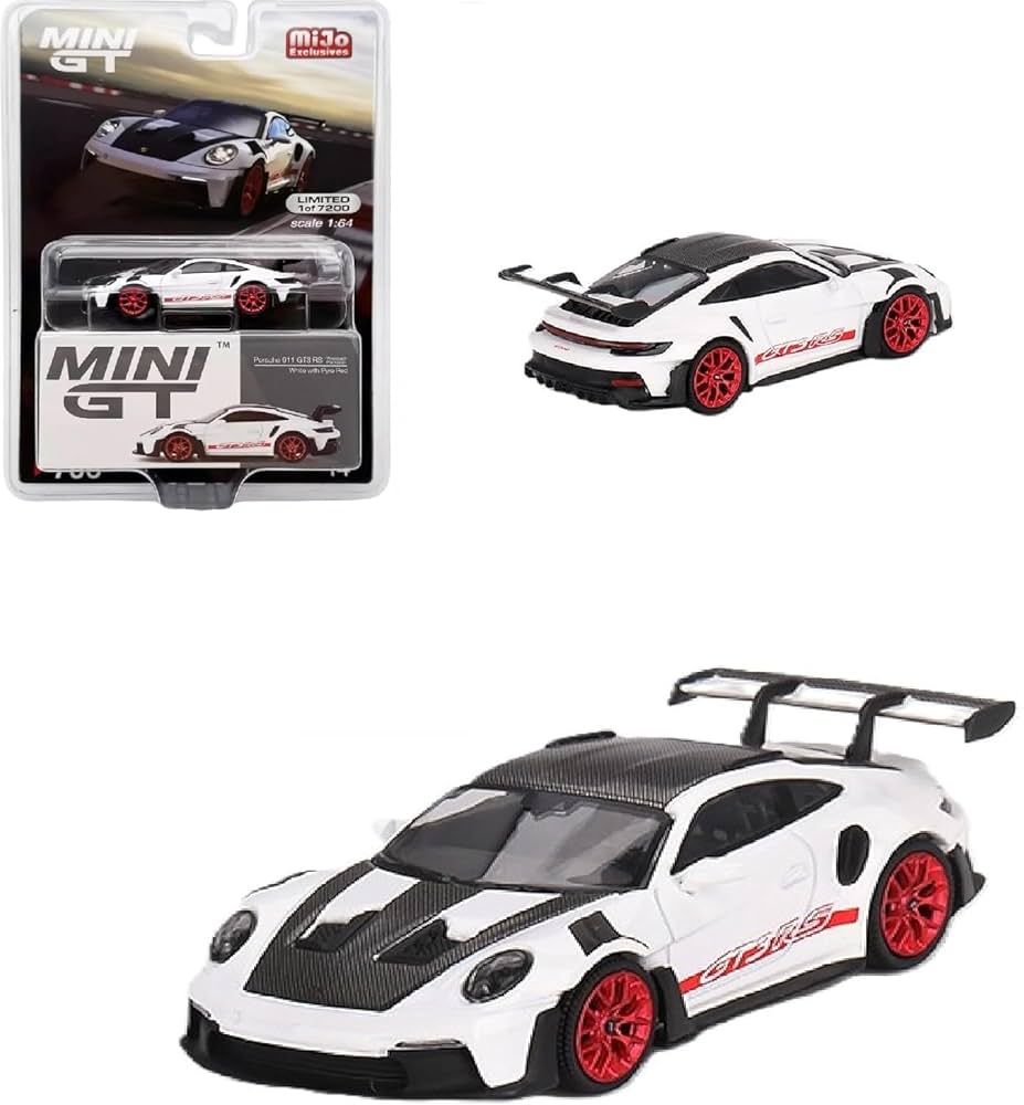 Diecast Model Car Compatible with Mini GT 1:64 Porsche 911