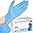 Schneider Blue Vinyl Synthetic Exam Gloves, Medium, Box of 50, 4-mil, Powder-Free, Latex-Free, Non-Sterile, Disposable Gloves