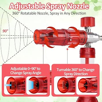 BEAR FORCE Upgraded Pressure Mini Foam Cannon Pro with 1/4