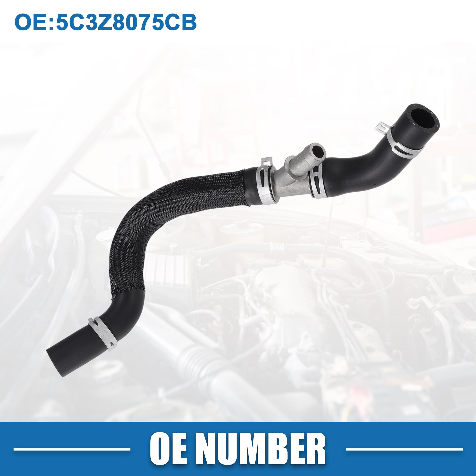 OEM Ford Radiator Overflow Hose For 2005-2007 F-250 F-350 Super Duty 6.0L Diesel