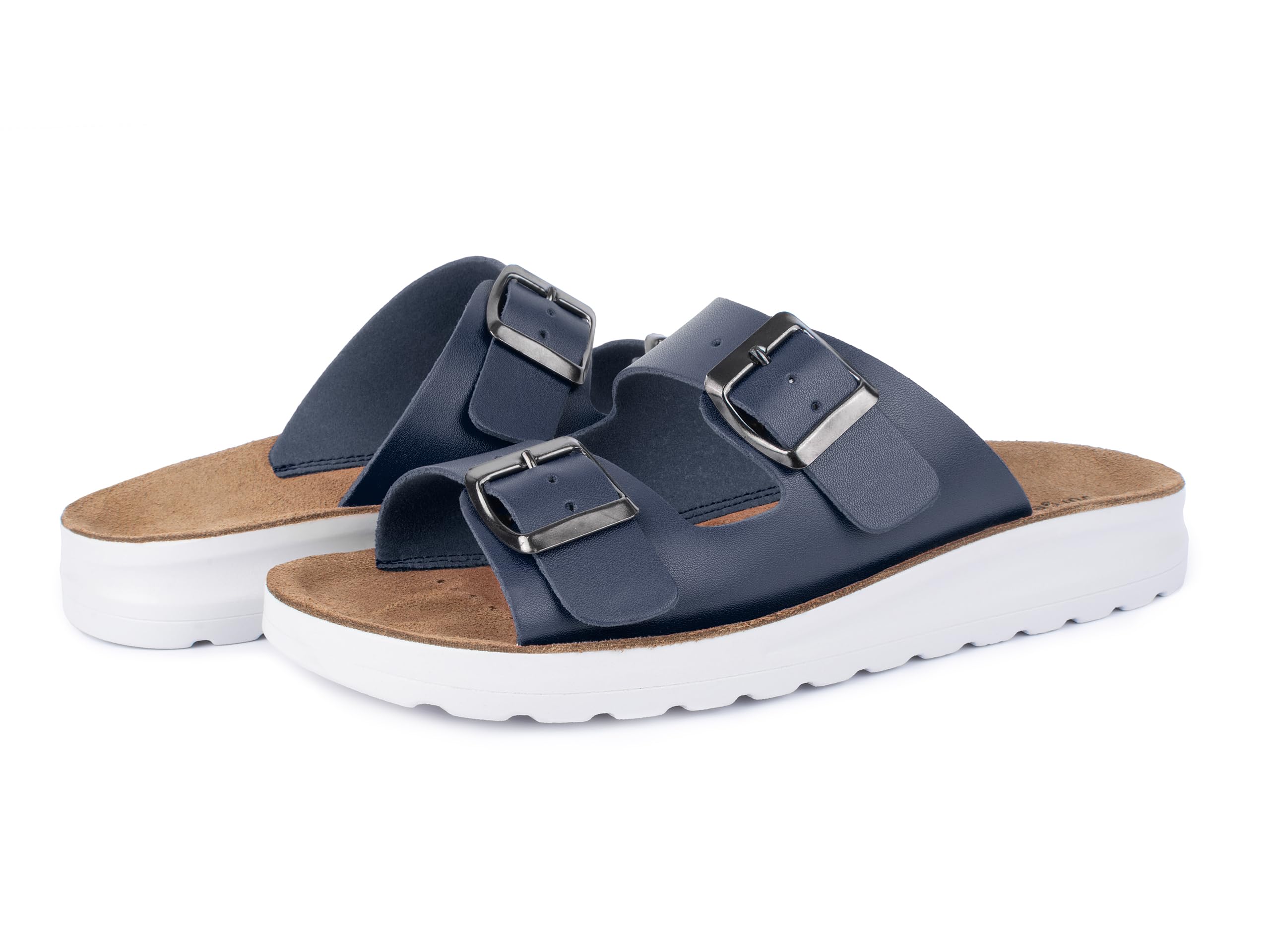 Jürgen Hirsch Vita 04 - Sandalias para mujer (suela interior de piel)