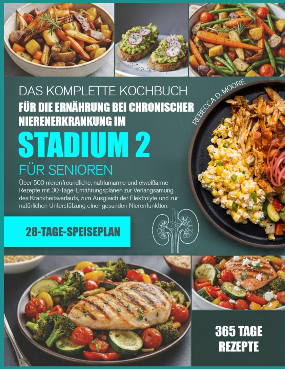 DAS KOMPLETTE KOCHBUCH FÜR DIE ERNÄHRUNG BEI CHRONISCHER NIERENERKRANKUNG IM STADIUM 2 FÜR SENIOREN: Über 500 nierenfreundliche, natriumarme und ... zur Verlangsamung des Krankheitsverlaufs