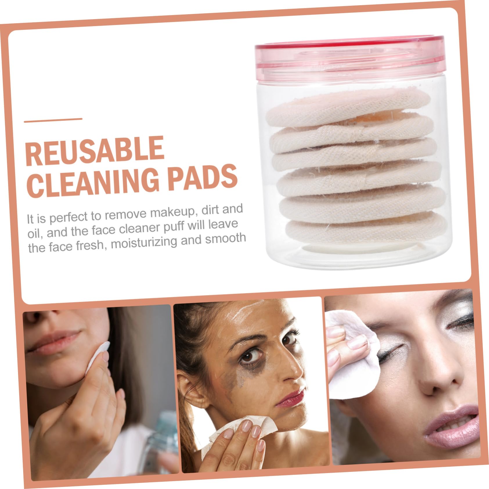 SOESFOUFU Face Skin Puff Cleansing Set Makeup Remover Facial Cleaner Soft Skin Sponge