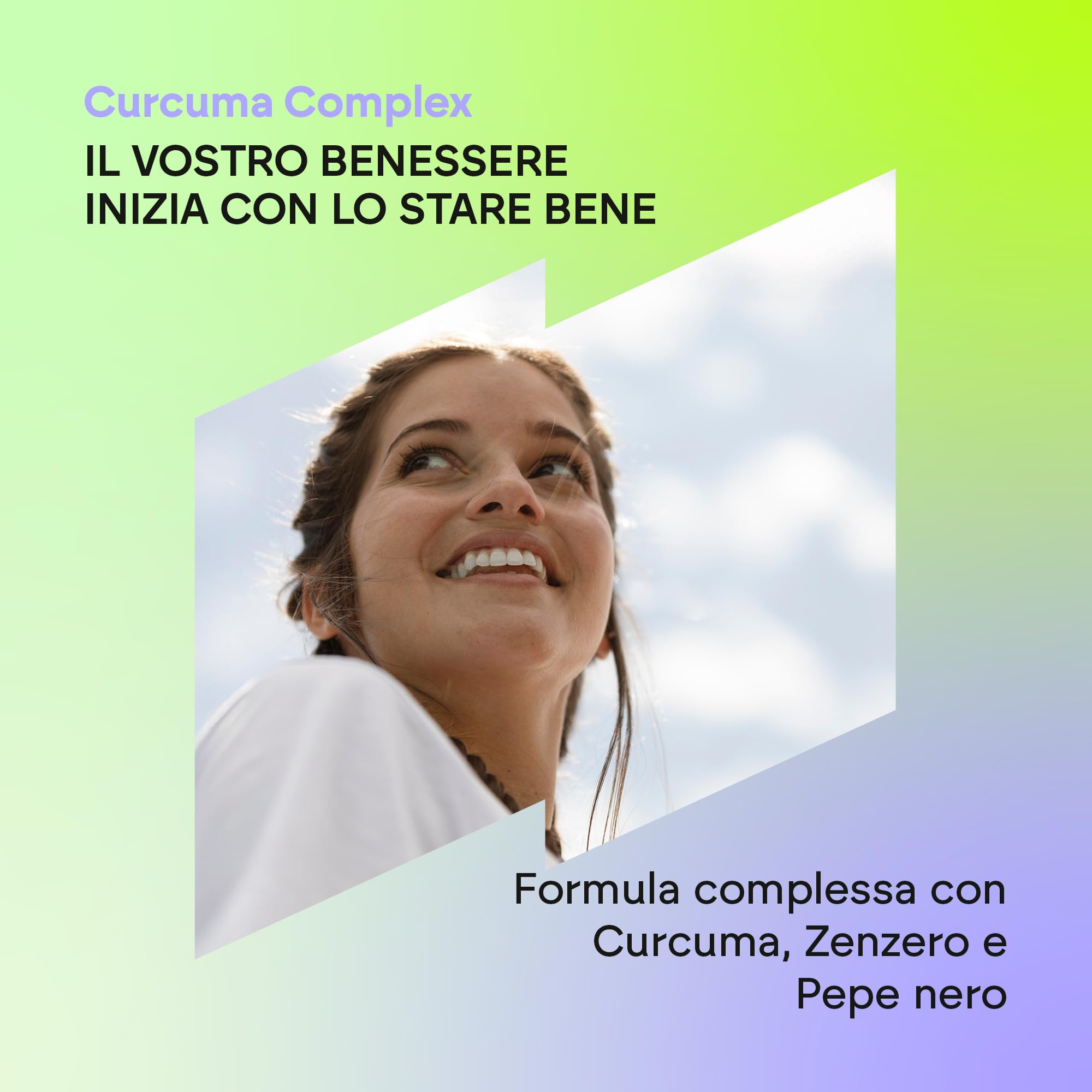 Curcuma Capsule e Piperina + Zenzero + Pepe Nero - 1420mg - Curcumina - Curcuma BIO - Turmeric Naturale 120 Capsule - Nutralie