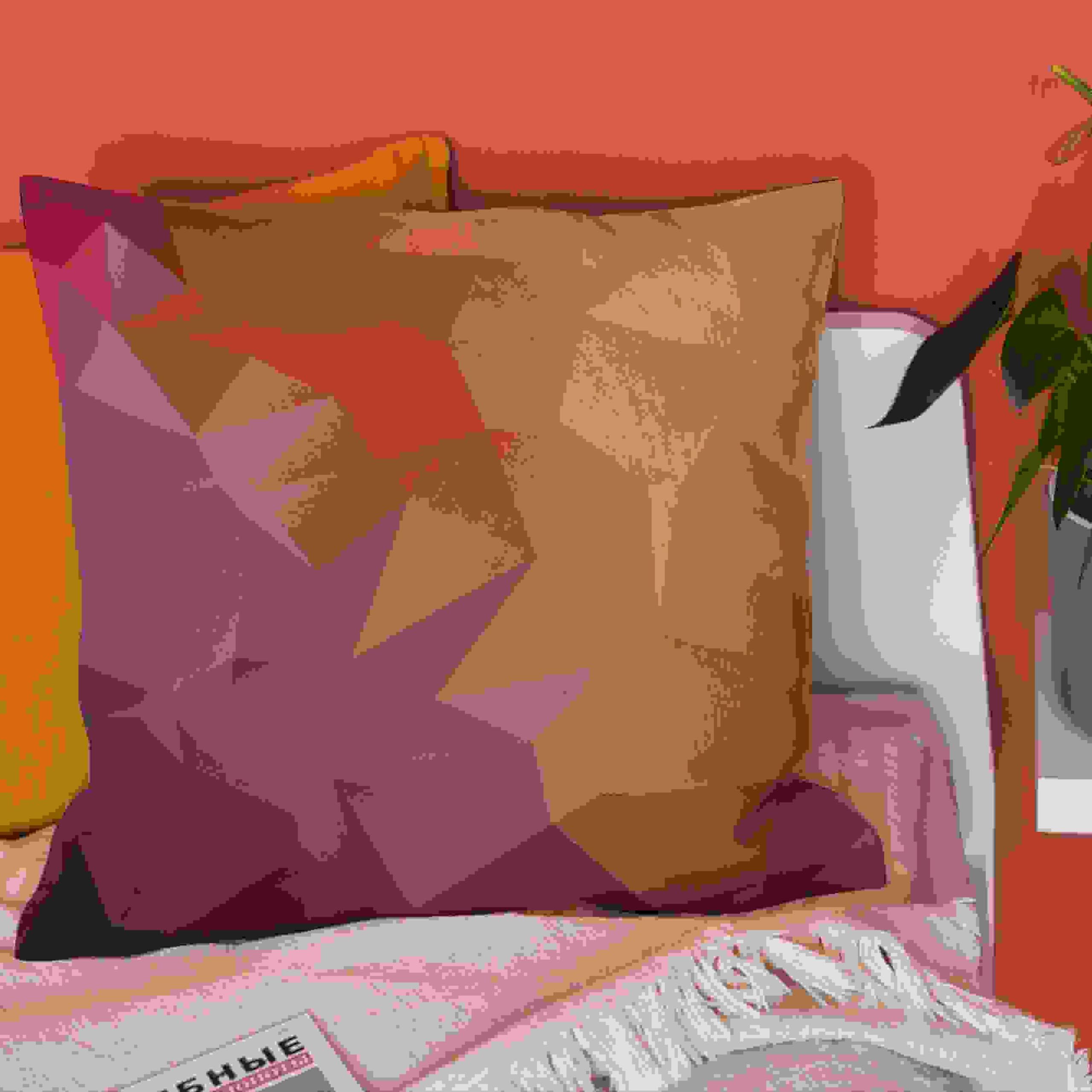 Lino Federa Cuscini Letto Cotone Federe Cuscino Decorativo 50x50cm, Arte Geometrica Fodere Cuscini per Divano Copricuscino Letto Matrimoniale Divano da Salotto 4Pcs