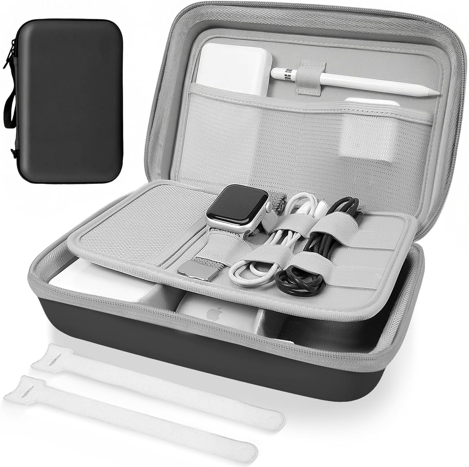 Compact Travel Organizer Case for Chargers, Cables & Accessories Compact Travel Organizer Case for Chargers, Cables & Accessories