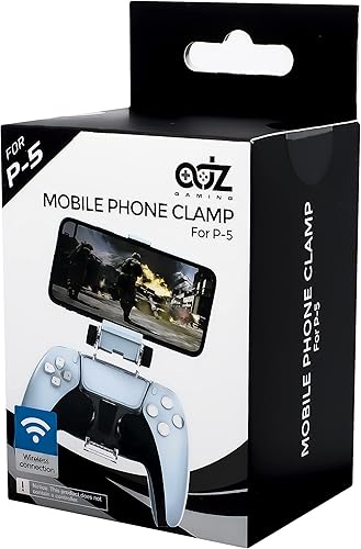 Vista 7 de ADZ PS5 controlador de teléfono soporte abrazadera clip inteligente para PS5 Dualsense controlador perfecto para PS Remote Play