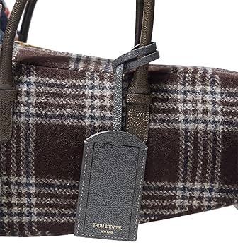Amazon.com: Thom Browne, Pre-loved Hector Plaid - Check Dog