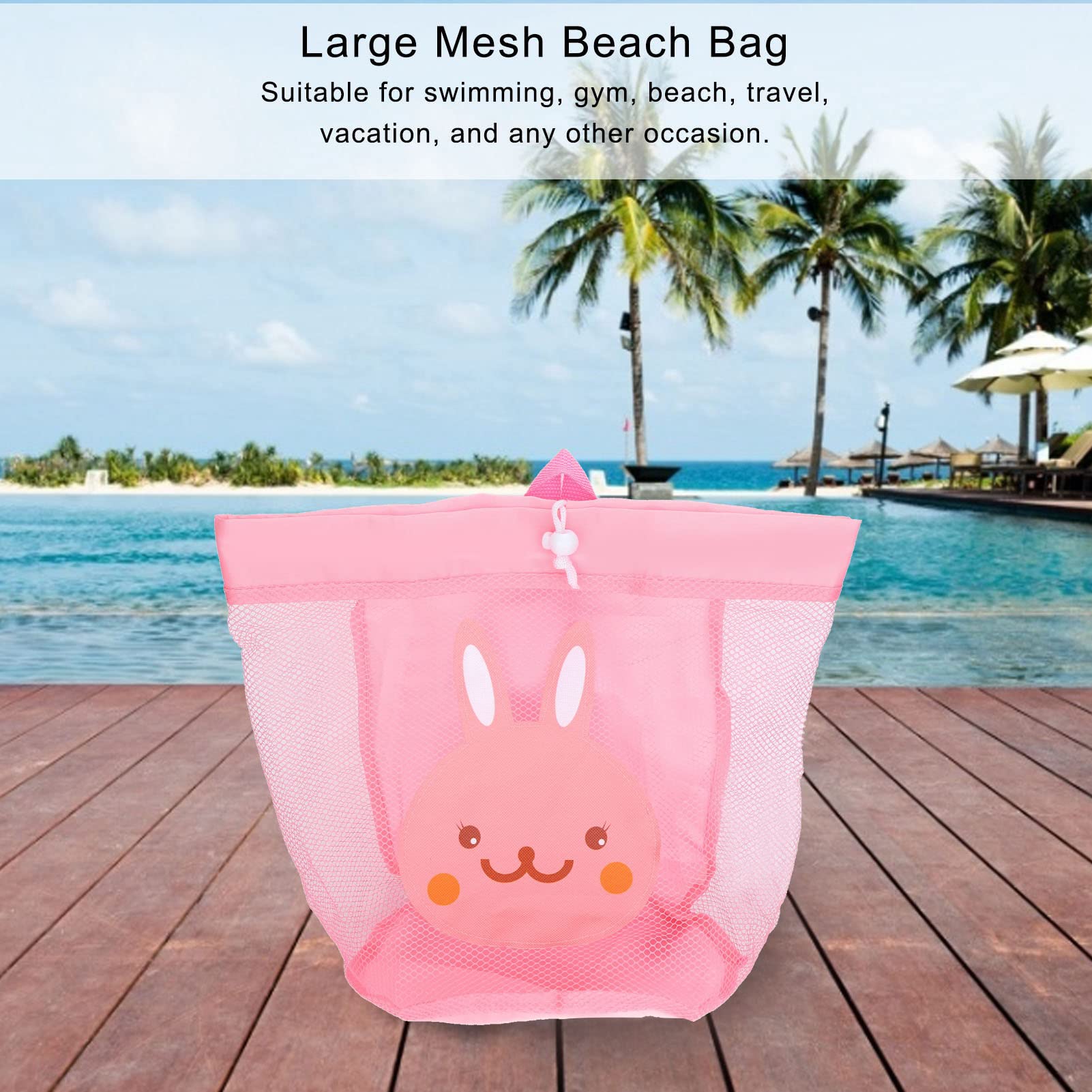 Bolsa Playa Xxl Bolsa De Malla De Playa Para Niños 24x24x33 Cm
