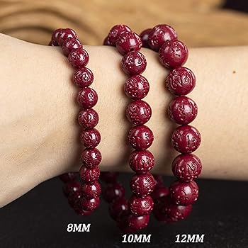 シナバー（辰砂）球径12mm ブレスレット シナバー（辰砂）球径12mm ブレスレット