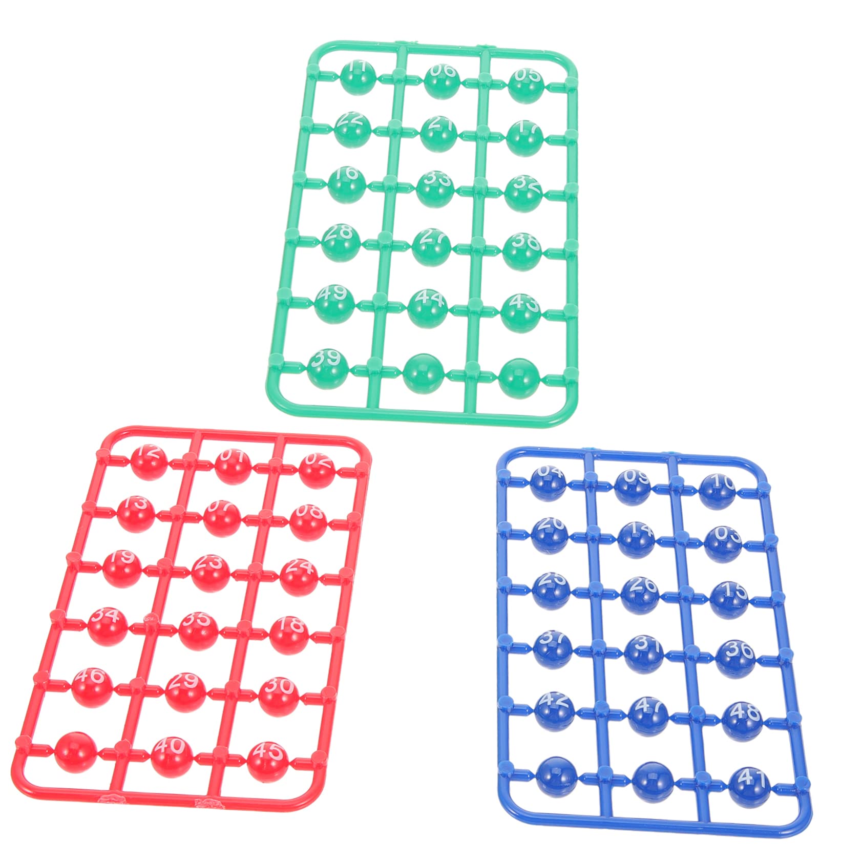 SUPVOX Game Balls 49 Pack Small Bingo Balls Numbered Ideal for Entertaining Gaming and Events