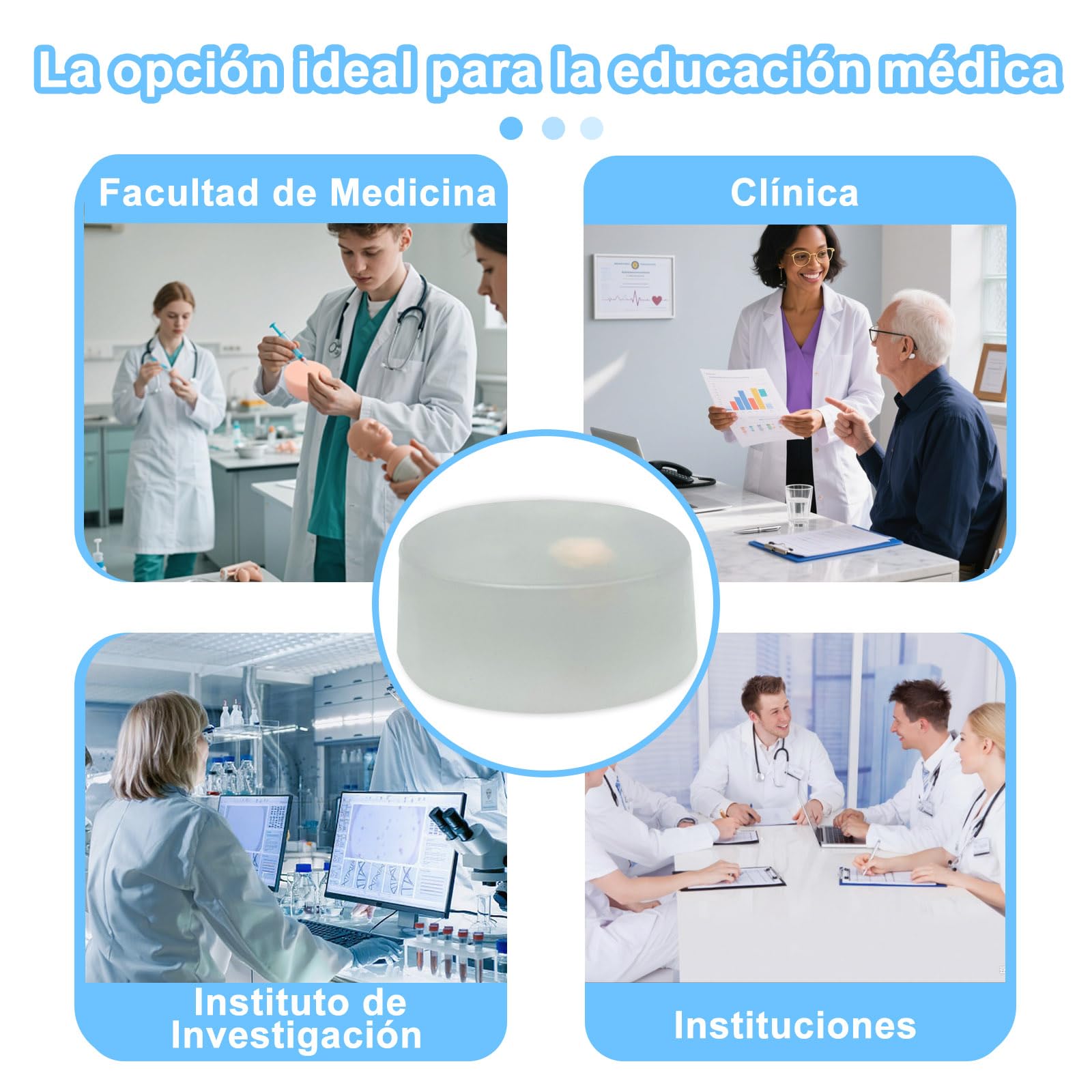 Modello per Addestramento alla Biopsia Ecoguidata di Tumori – Modello di Simulazione per Puntura di Masse e Fantoccio per Biopsia Tumorale per Pratica Medica ed Educazione.