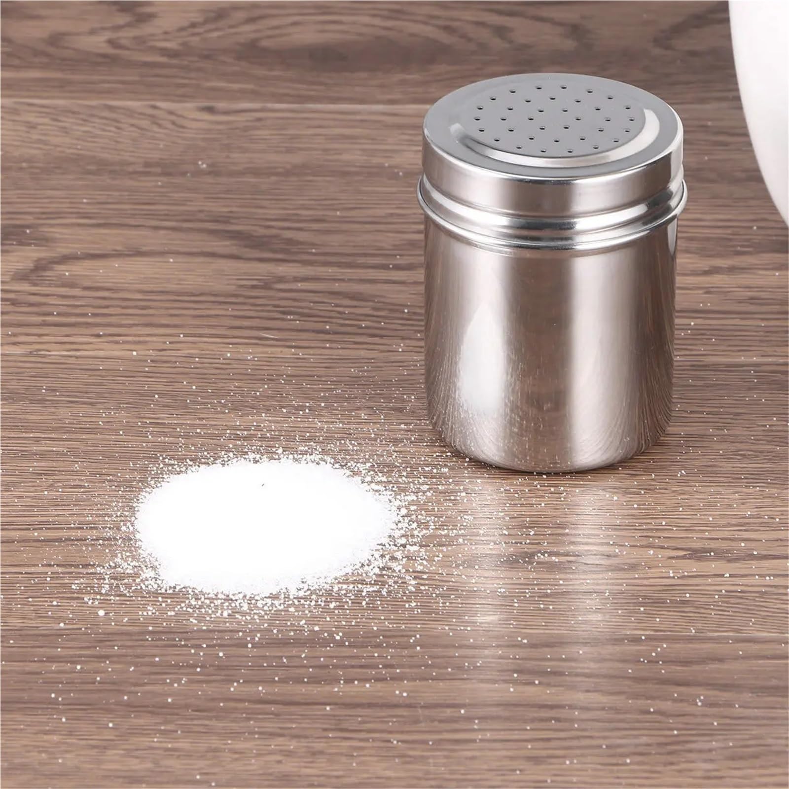 Tarros de condimentos Acero Inoxidable 3 Piezas para Casa | Coctelera grande for polvo, especias, sal, pimienta, cocina, coctelera