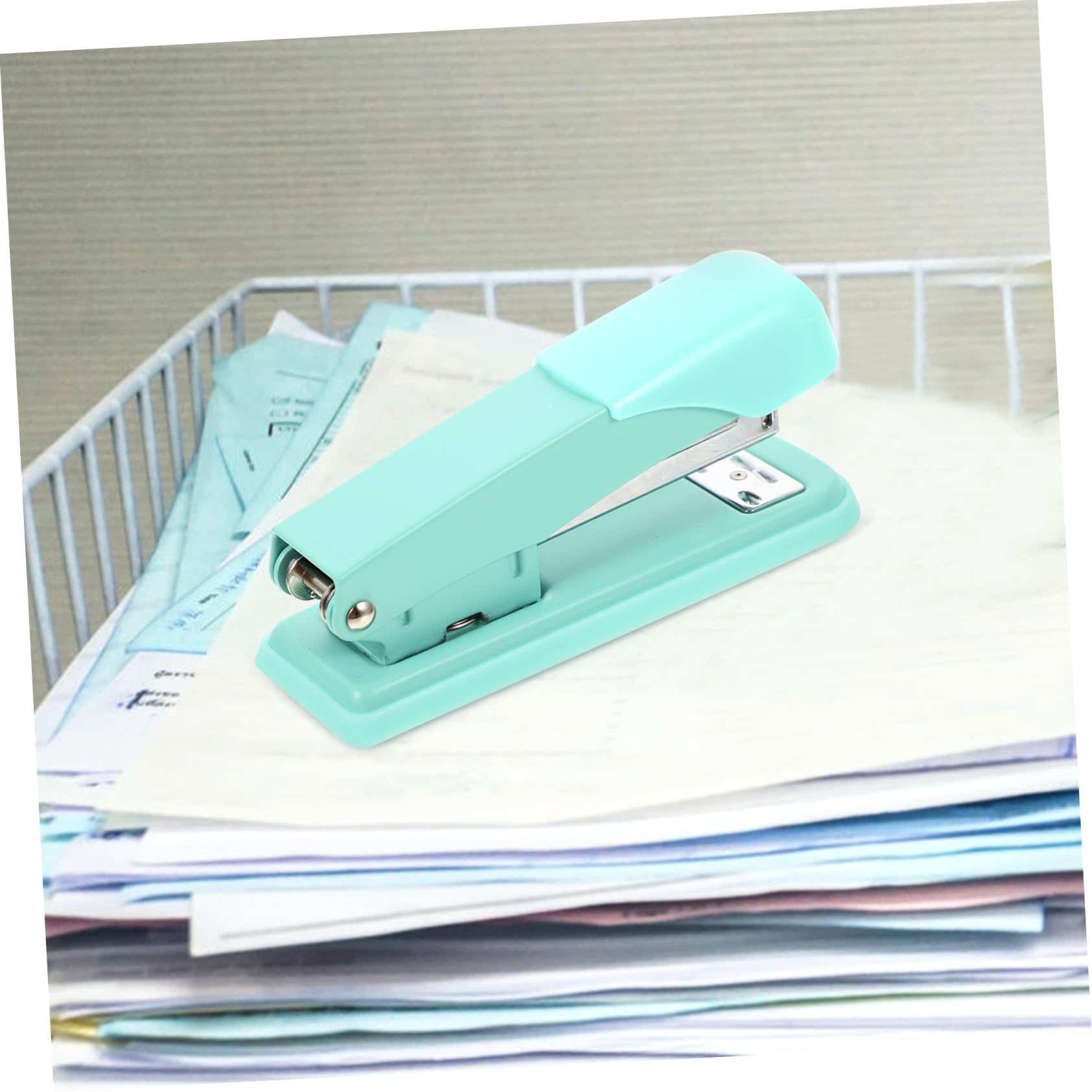 NUOBESTY 10piezas Grapadora De Escritorio Metálica Portátil Grapadora Manual Para Oficina y Aula Herramienta Práctica y Ligera Para Uso Diario