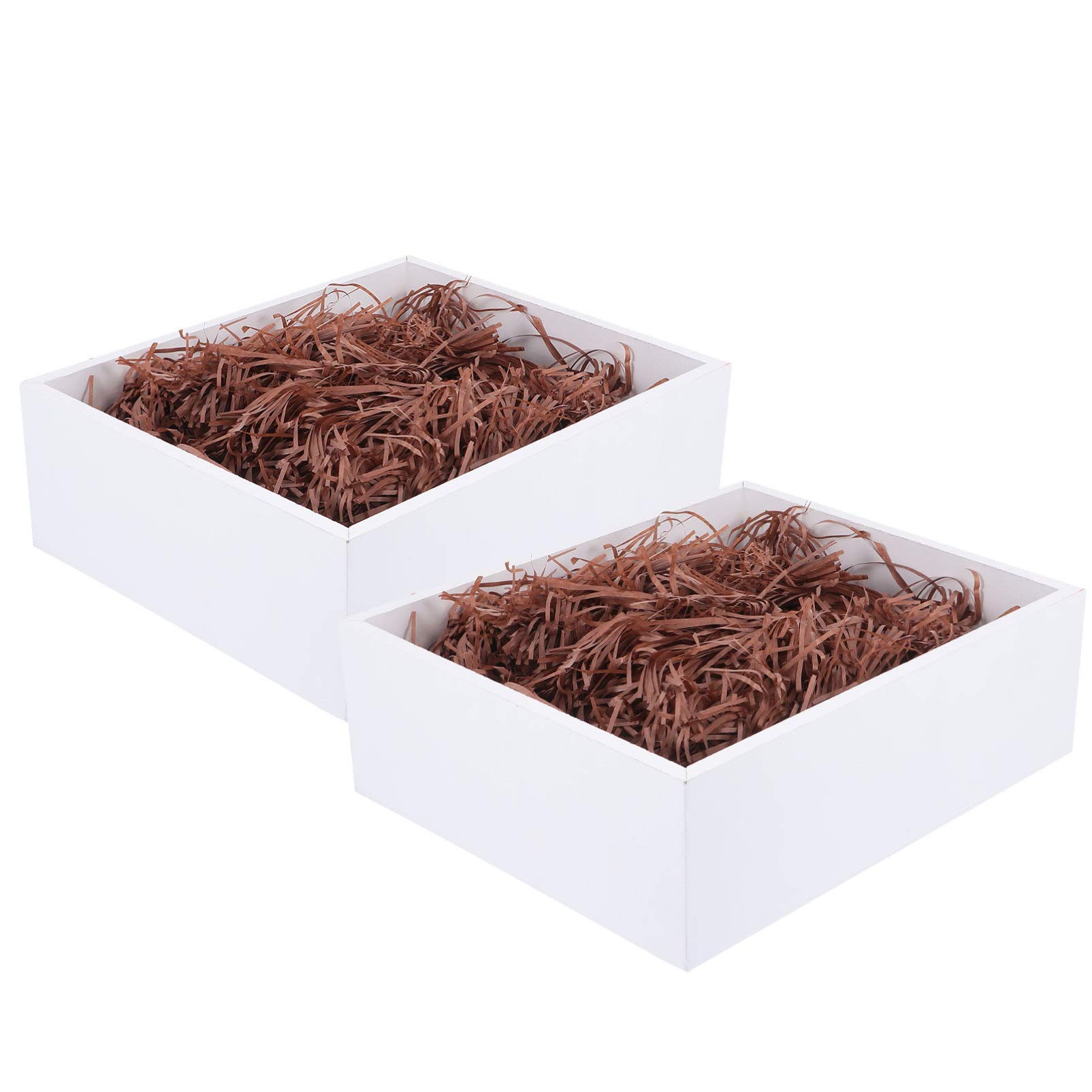 Carta sminuzzata per confezioni regalo, Carta velina glitterata triturata for riempire i regali di Pasqua, multicolore, 22x15 cm, confezione da 6(Coffee*2 Pieces,22 * 15Cm*3Pcs)