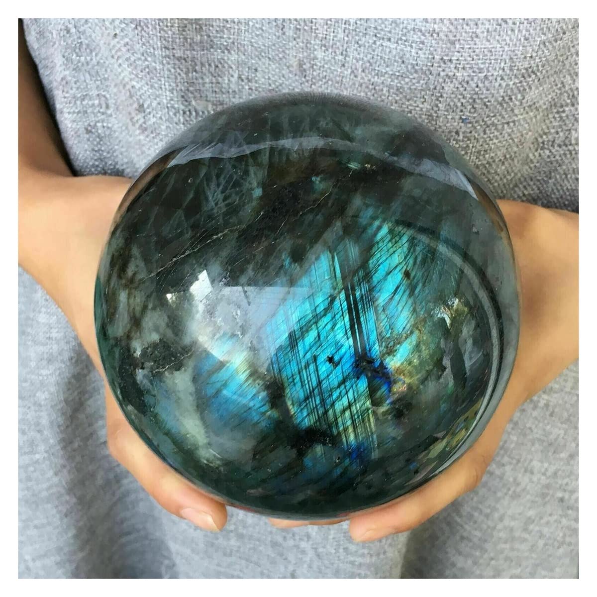 LQYXGS Crystal Stone Home Decor 200-1400g Natural Crystal Sphere Ball(1300-1400g)