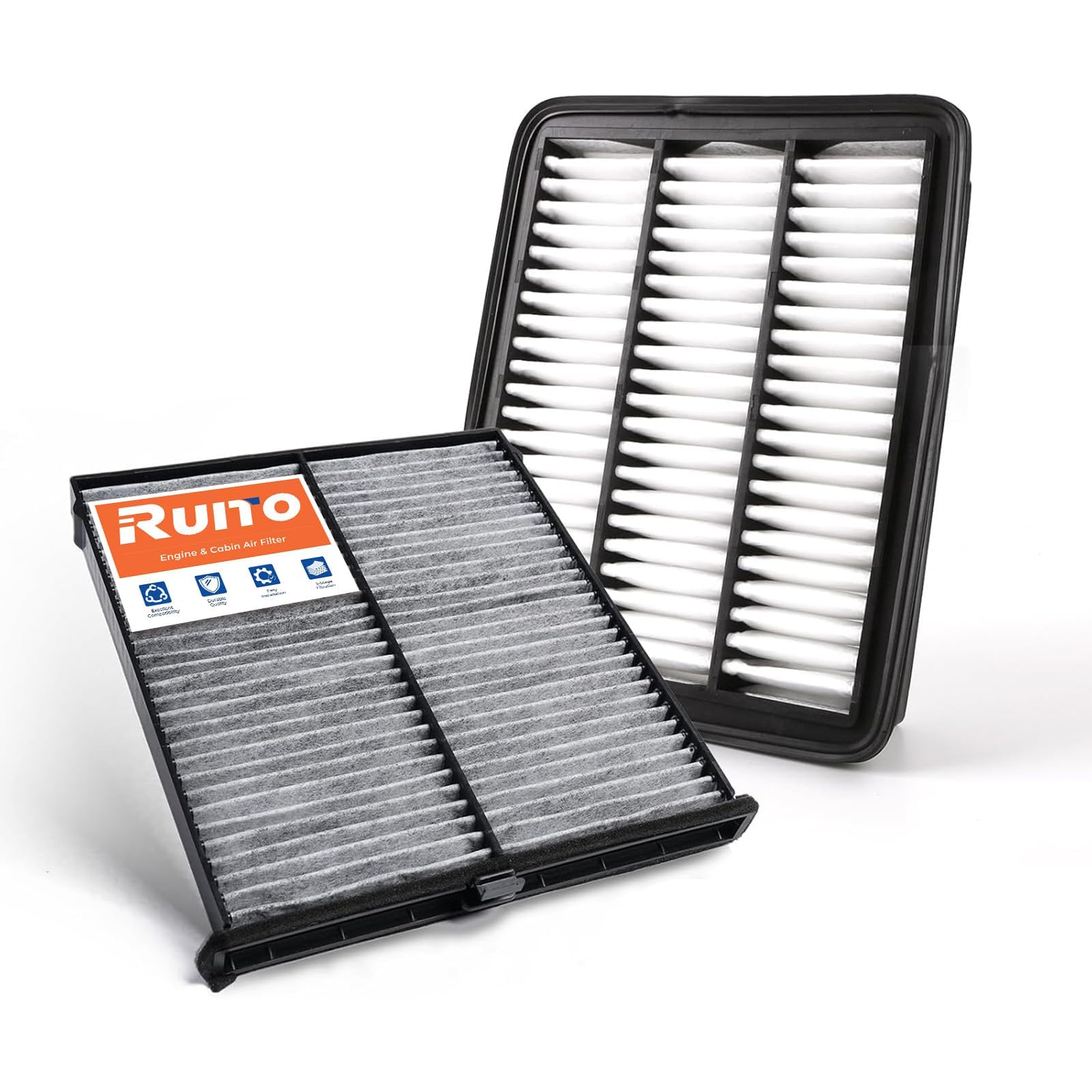 RUITO Engine and Cabin Air Filter Combo