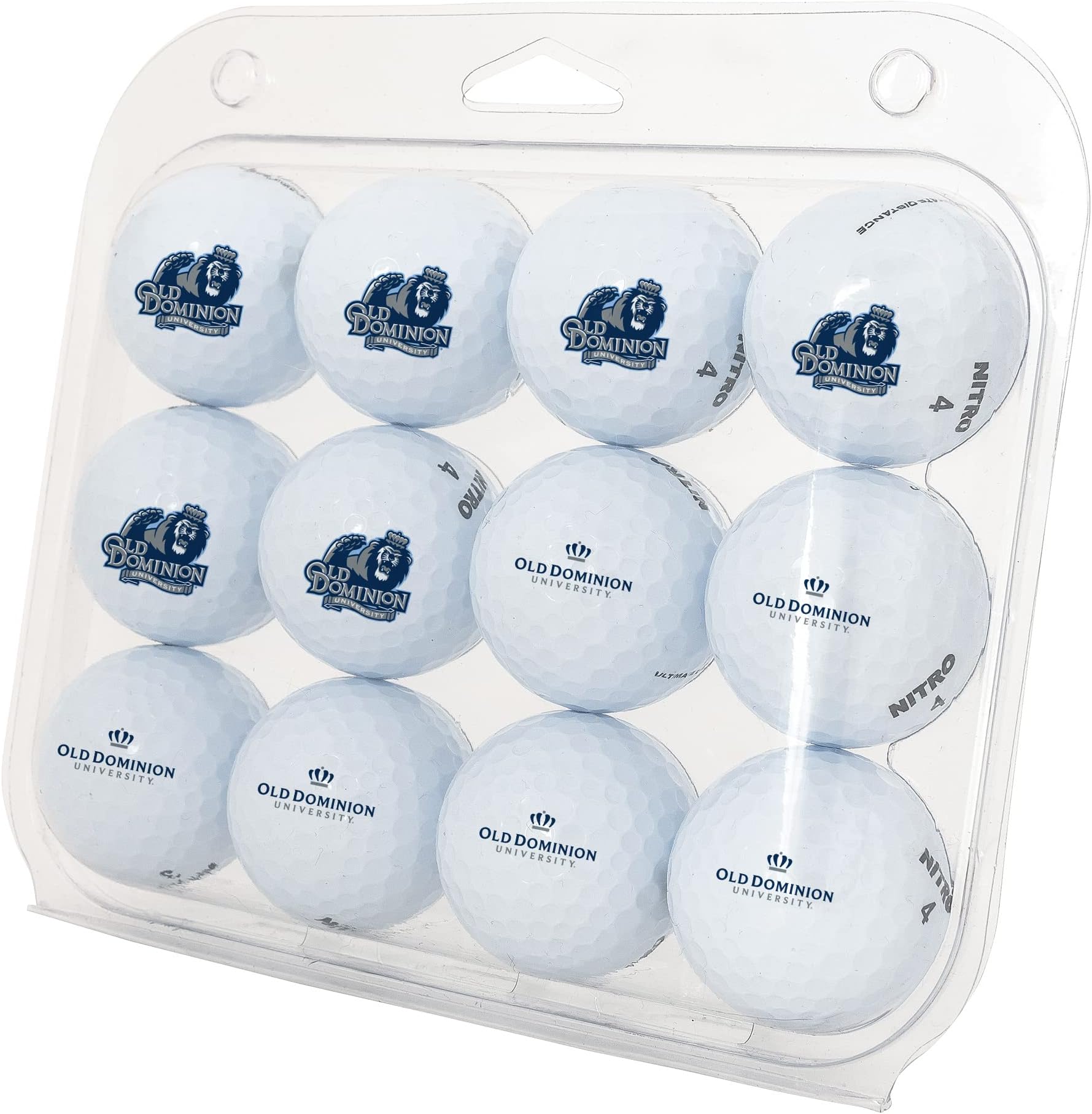 Old Dominion University Golf Balls 12 Pack – ODU Monarchs Full Color Dozen – Officially Licensed Sport Team Accessory
