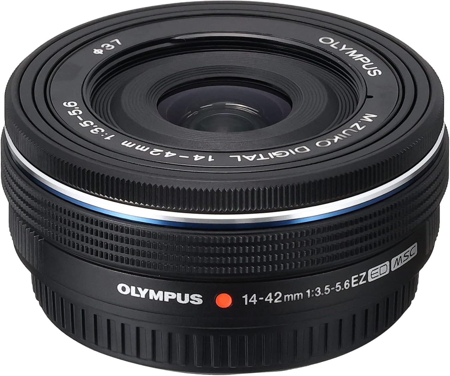 Olympus Powerzoom Pancake M.Zuiko Digital Objectif 14-42 mm 1:3.5-5,6 EZ/EZ-M1442EZ Noir