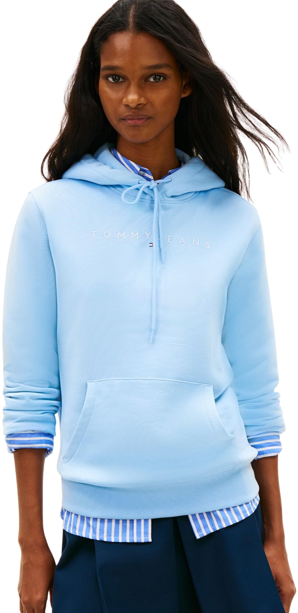 Tommy Jeans Damen Hoodie Regular Fit mit Kapuze
