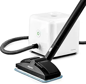 Dupray Neat Steam Cleaner with 17-Piece Kit – Powerful, chemical-free cleaning for floors, cars, tiles, upholstery, kitchen appliances, grout, and more, offering versatile, deep cleaning performance.