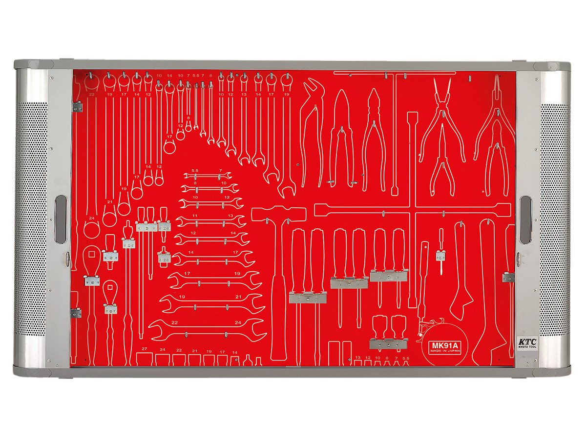ＫＴＣ　メカニキットケース　設置型工具箱　MK91A-M　中古品 Amazon | 京都機械工具(KTC) メカニキットケース (自動車整備向) MK91A
