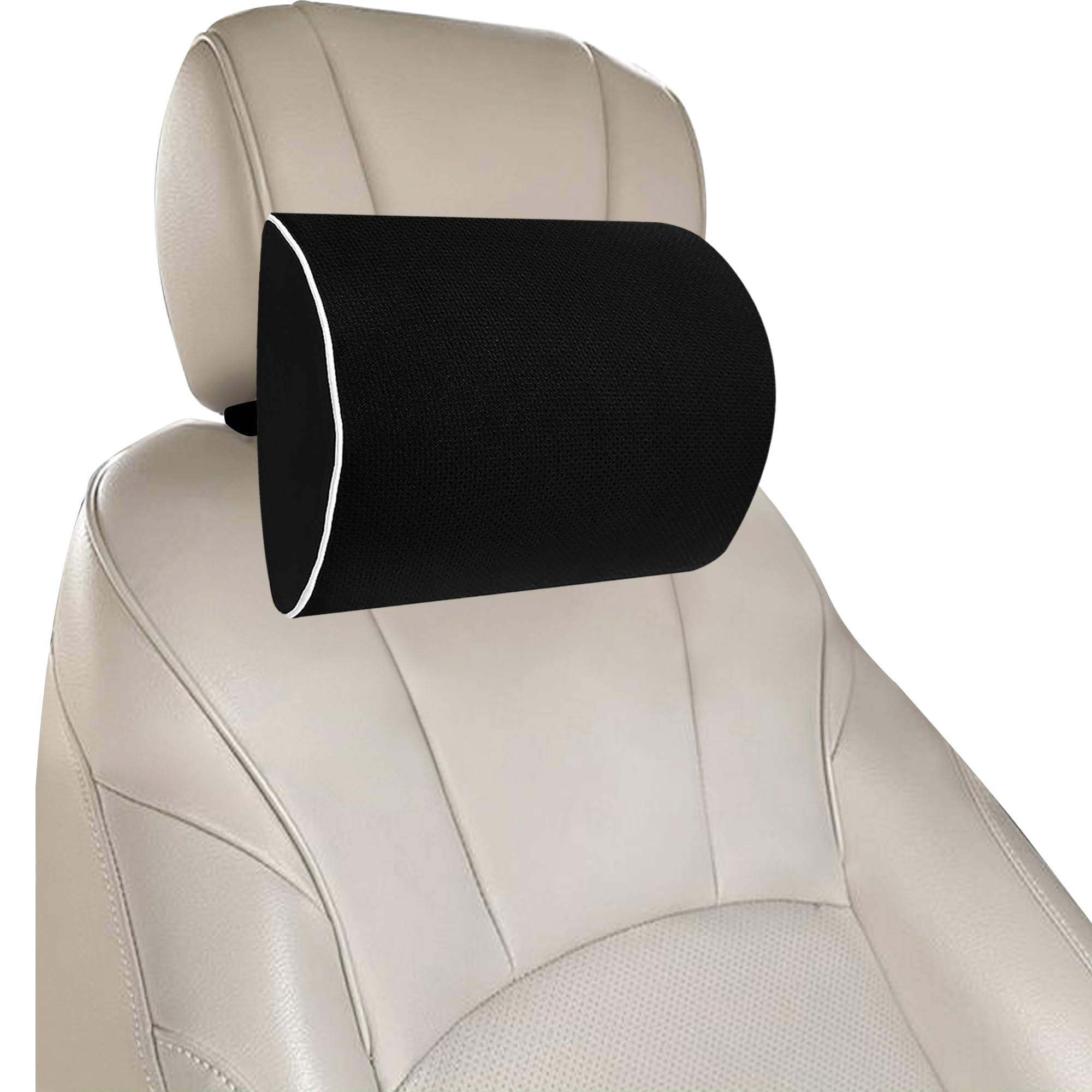 billebon Memory Foam Car Neck Rest Pillow Cushion, Headrest for Neck Support Travel Pillow for Car-picture-38