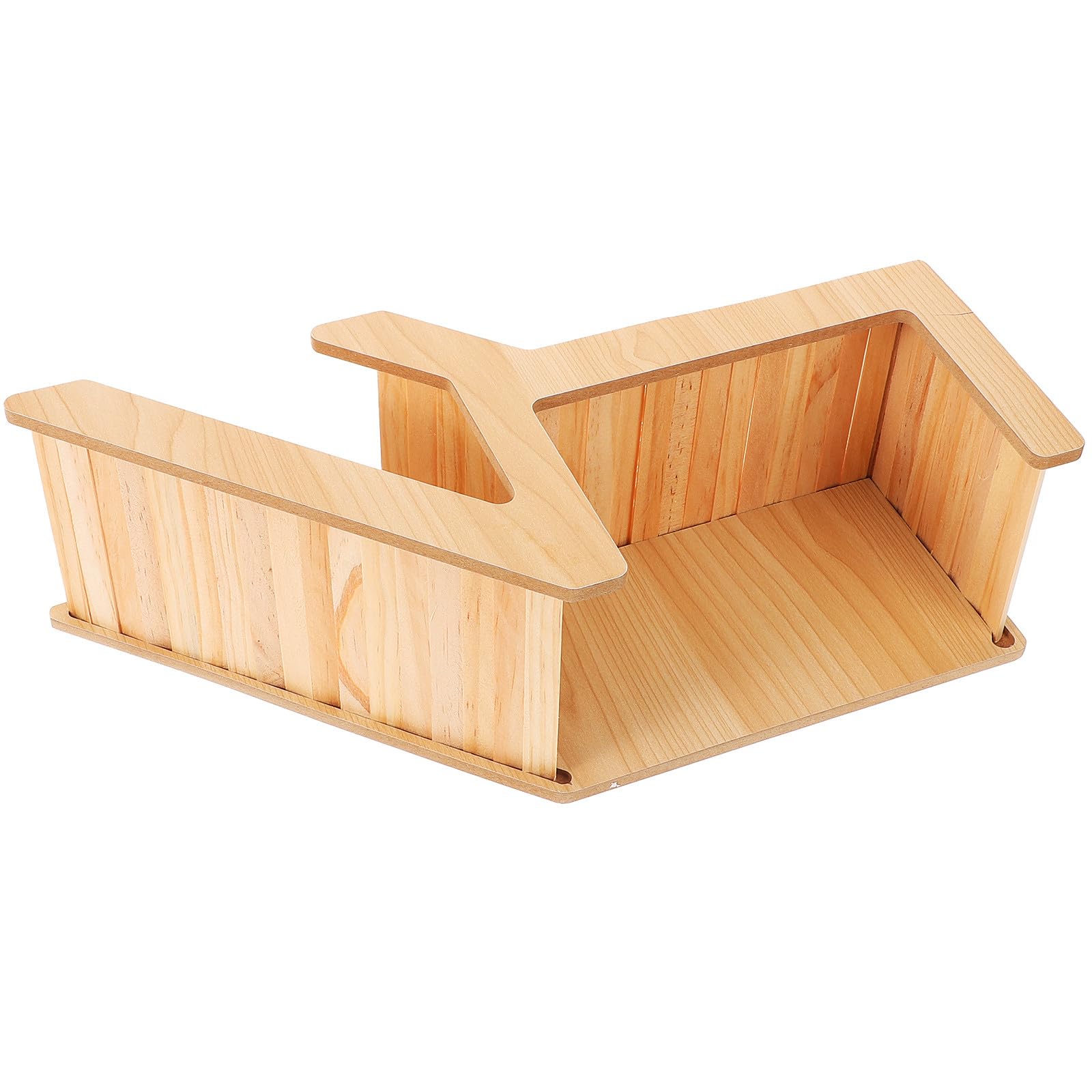 Escondite de madera para hámster y cobayas con zonas interiores cómodas