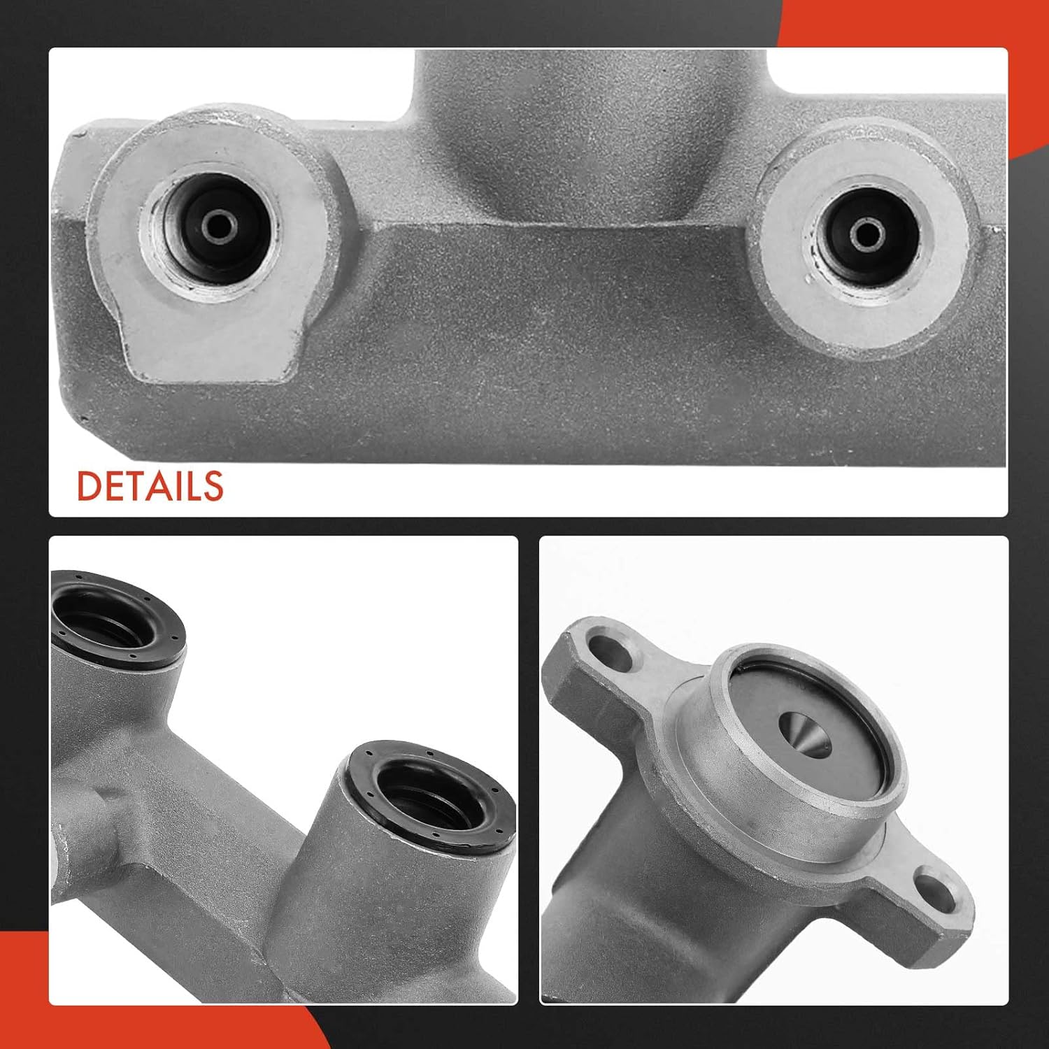 A-Premium Brake Master Cylinder with Cap Compatible with Chevy, Dodge and GMC Vehicles - C1500 / C2500 / K1500 / K2500 (Suburban Series), Ram 1500, Yukon, 1988-1994