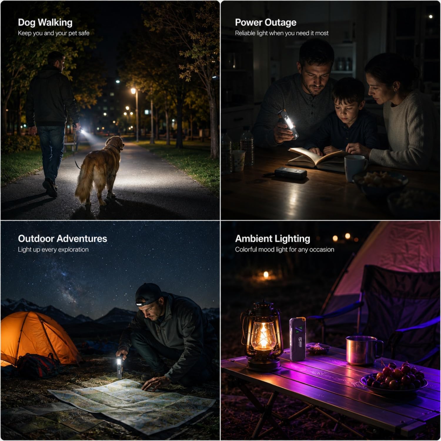 Flat EDC Flashlight Rechargeable, UV Blacklight Flashlights, Pocket Small Led Flash Lights with Magnetic,Clip and Yellow Filter,7-Color RGB Side Light USB-C Flash Lights for Emergency Camping Home