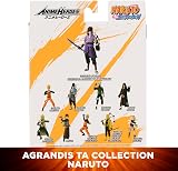 BANDAI - Anime Heroes - Naruto Shippuden - Sasuke Uchiwa Anime Heroes Figura da 17 cm - Figura snodata di Sasuke Rinnegan/Mangekyo Sharingan - Giocattolo per bambini dai 4 anni in su - 36962 - 7