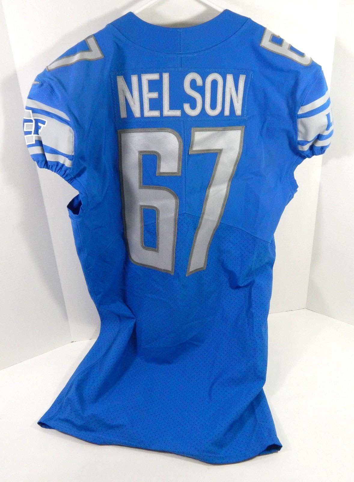 Amazon.com: 2021 Detroit Lions Matt Nelson #67 Game Issued Jersey
