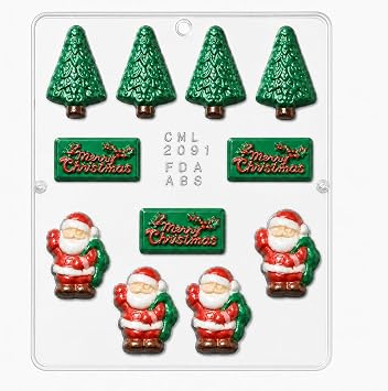 Christmas Assortment Chocolate Candy Mold Christmas 2091