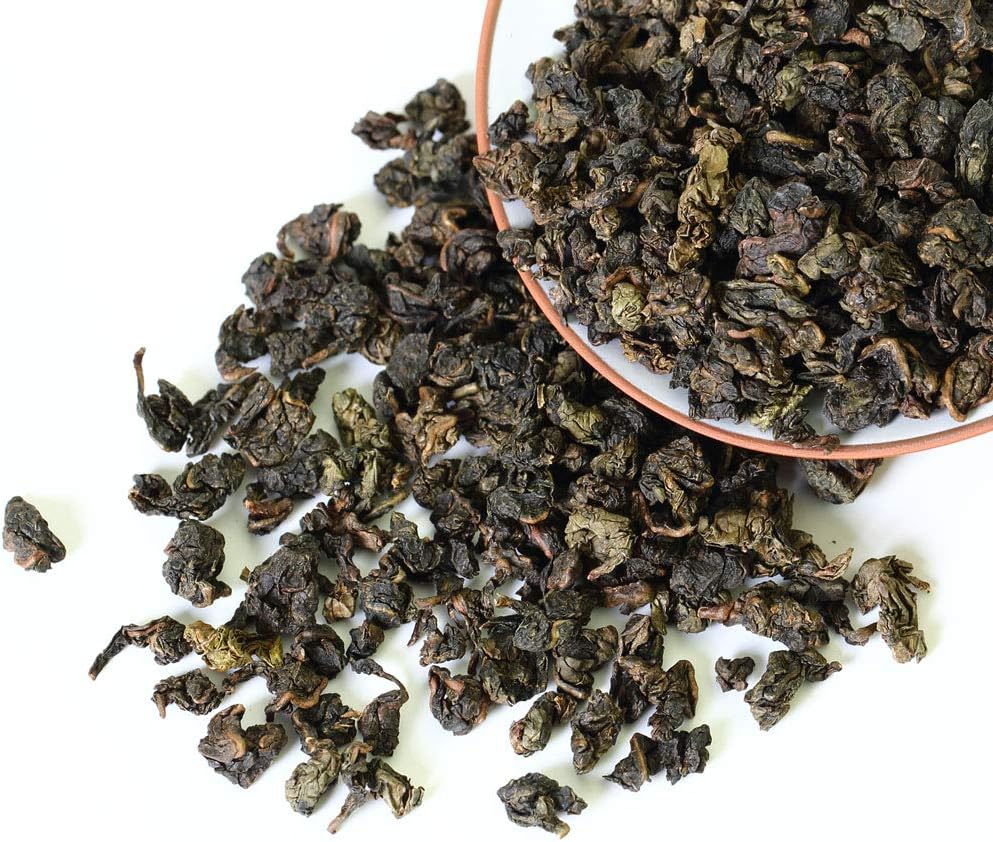 GOARTEA 2Pcs 250g / Total 17.6oz Supreme Roasted Black Tieguanyin Tie Guan Yin Oolong Tea - Iron Goddess Fujian Anxi High Mountain Chinese Oolong Tea