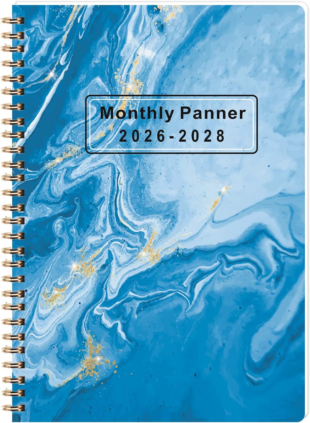 Color black 2026-2028 Monthly Planner - 3 Year Monthly Calendar/Planner 2026-2028, 5.9 x 8.5, 36 Month Calendar Planner, Planners with Twin-Wire Binding, Lined Notes Pages